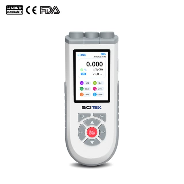 Mesureur pH / conductivité / oxygène dissous portable