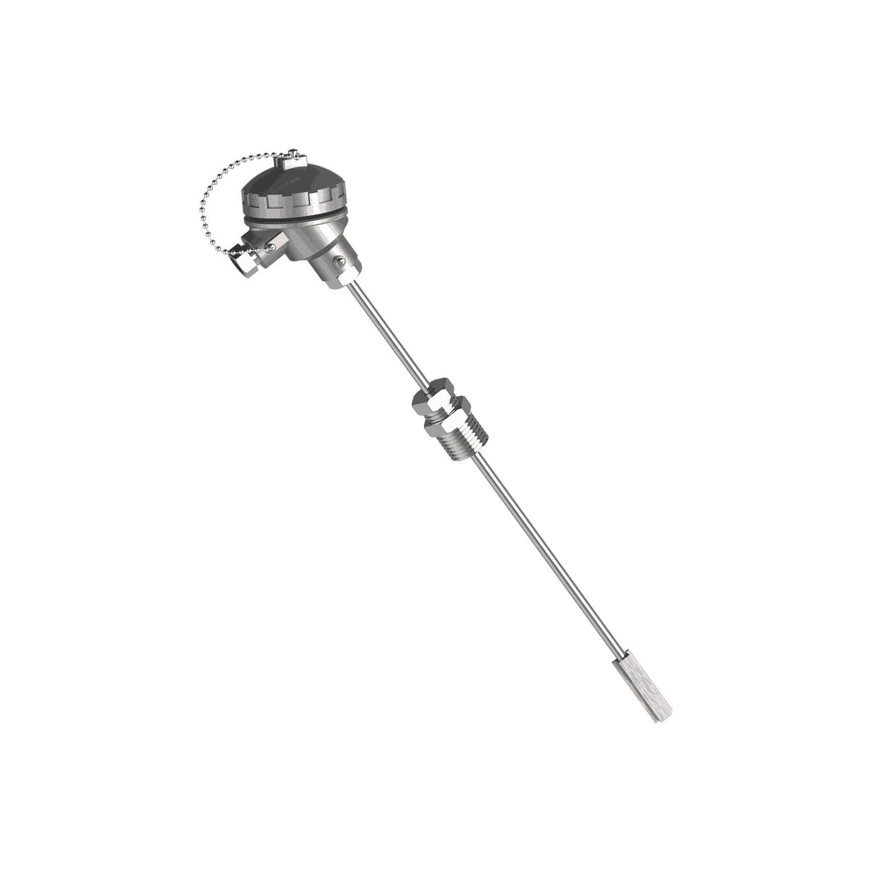 Thermocouple T-104 avec tête et patin à souder