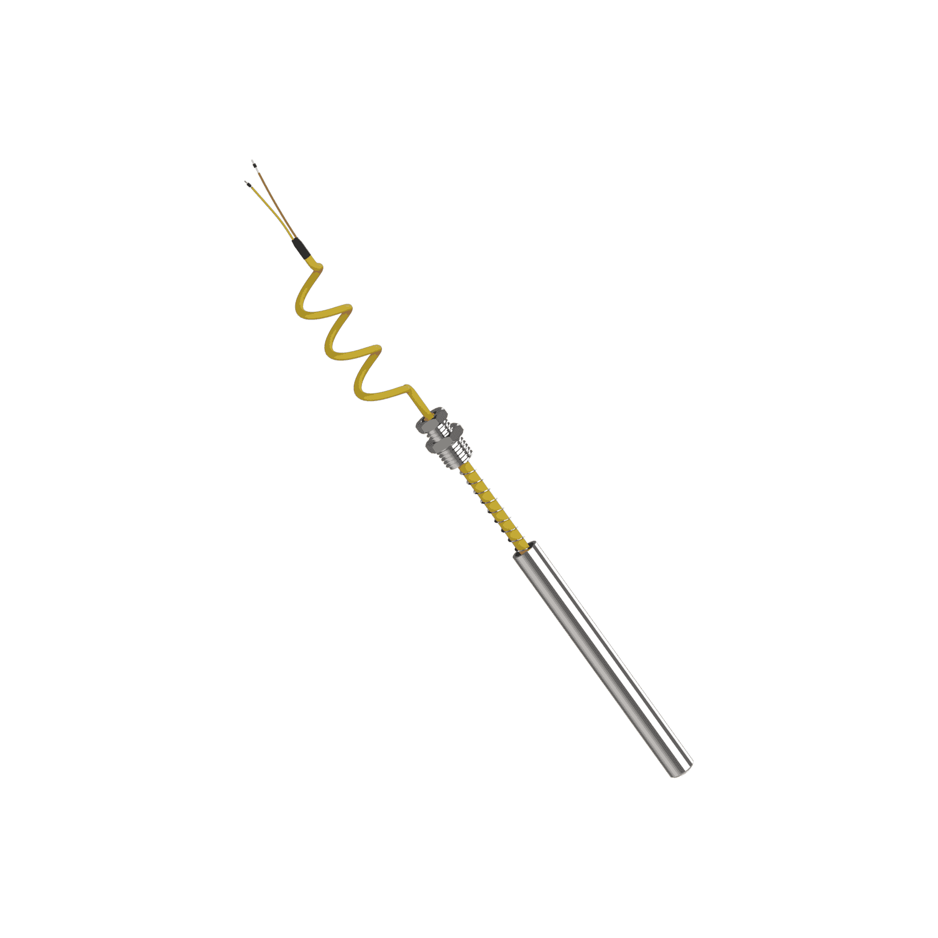 Thermocouple T-204 avec câble et raccord à ressort