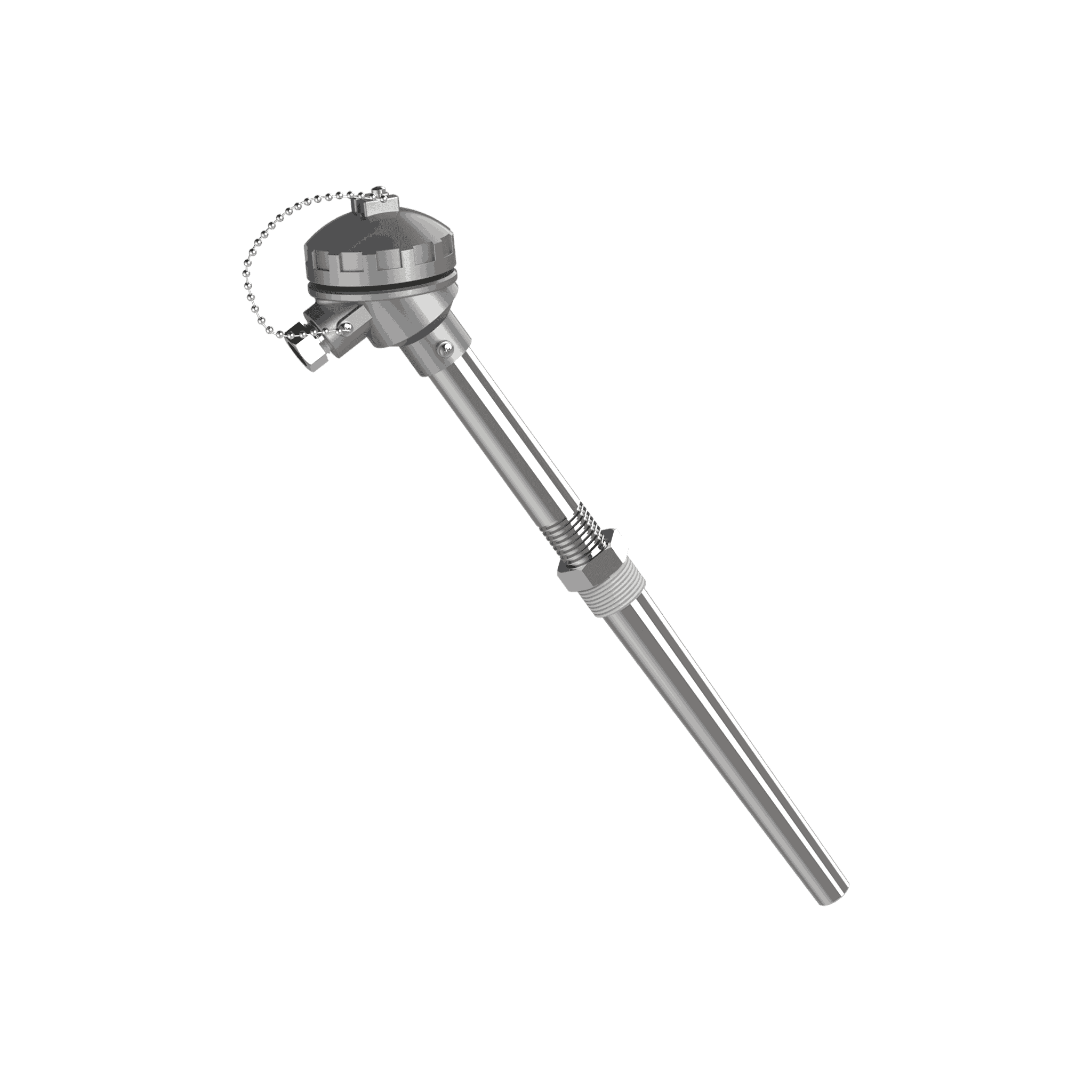 Thermocouple T-650 avec mamelon et doigt de gant conique