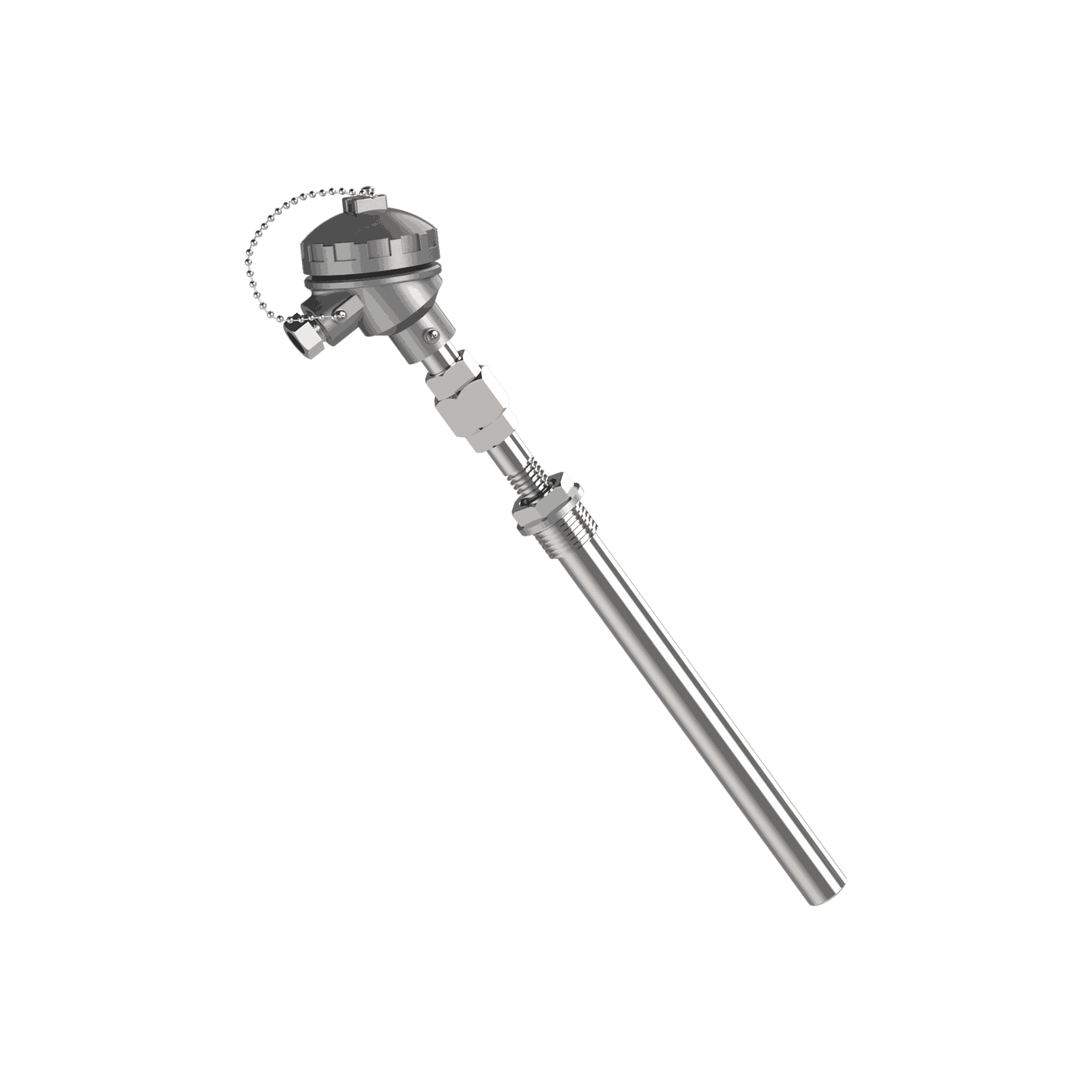 Thermocouple T-657 avec doigt de gant massif en carbure de tungstène fritté