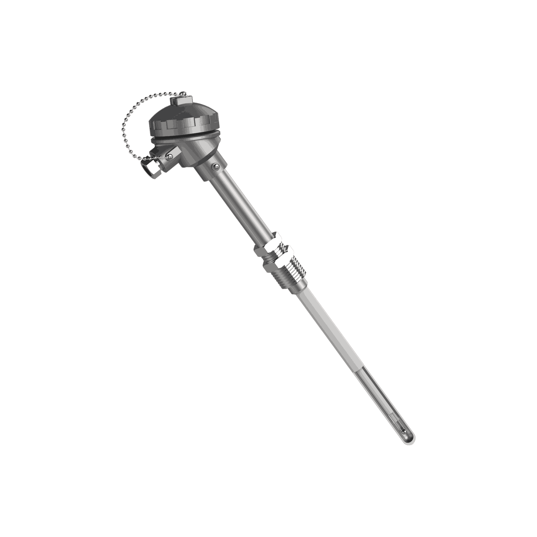 Thermocouple T-804 à double tube de protection et raccord réglable