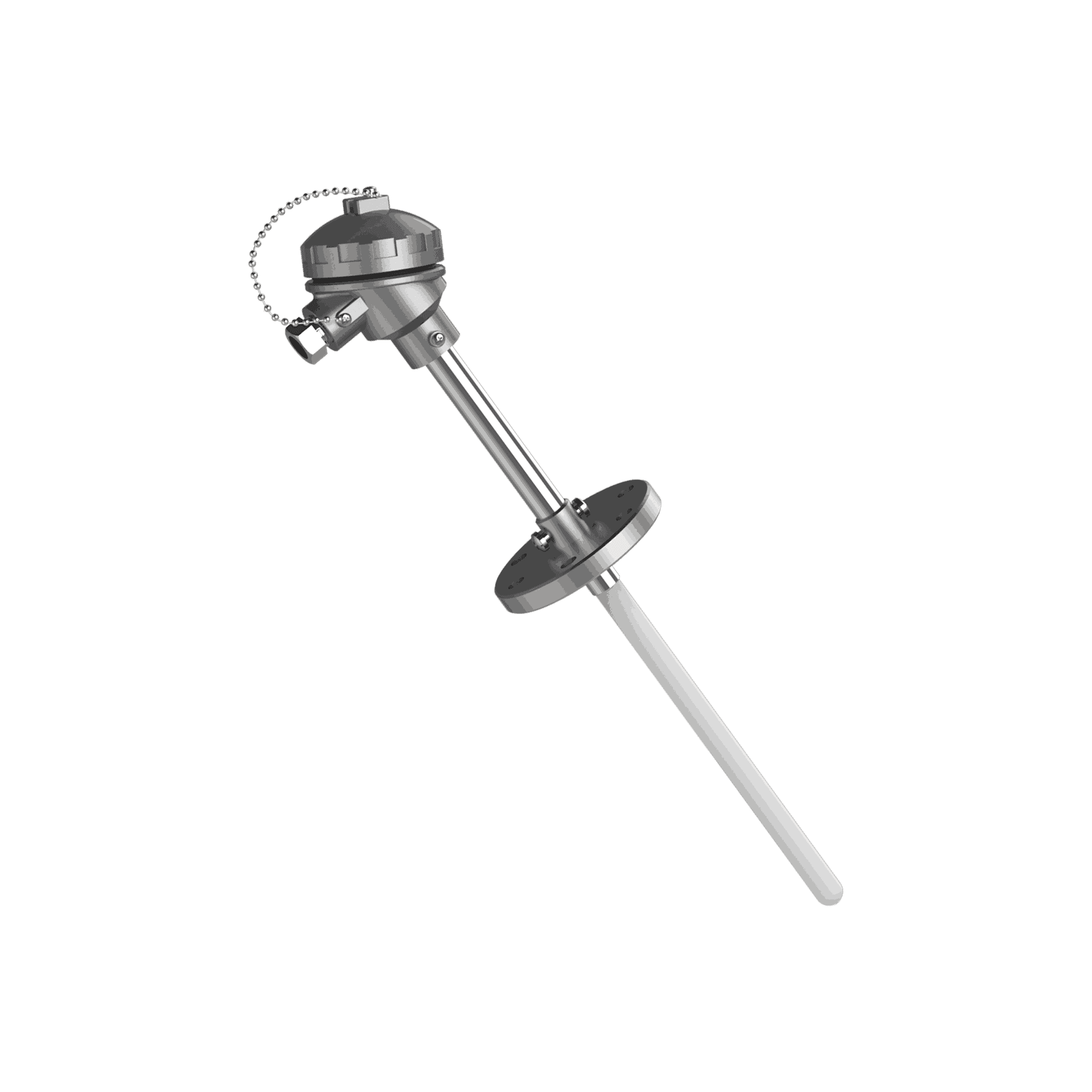 Thermocouple T-806 à tube de protection simple et bride réglable