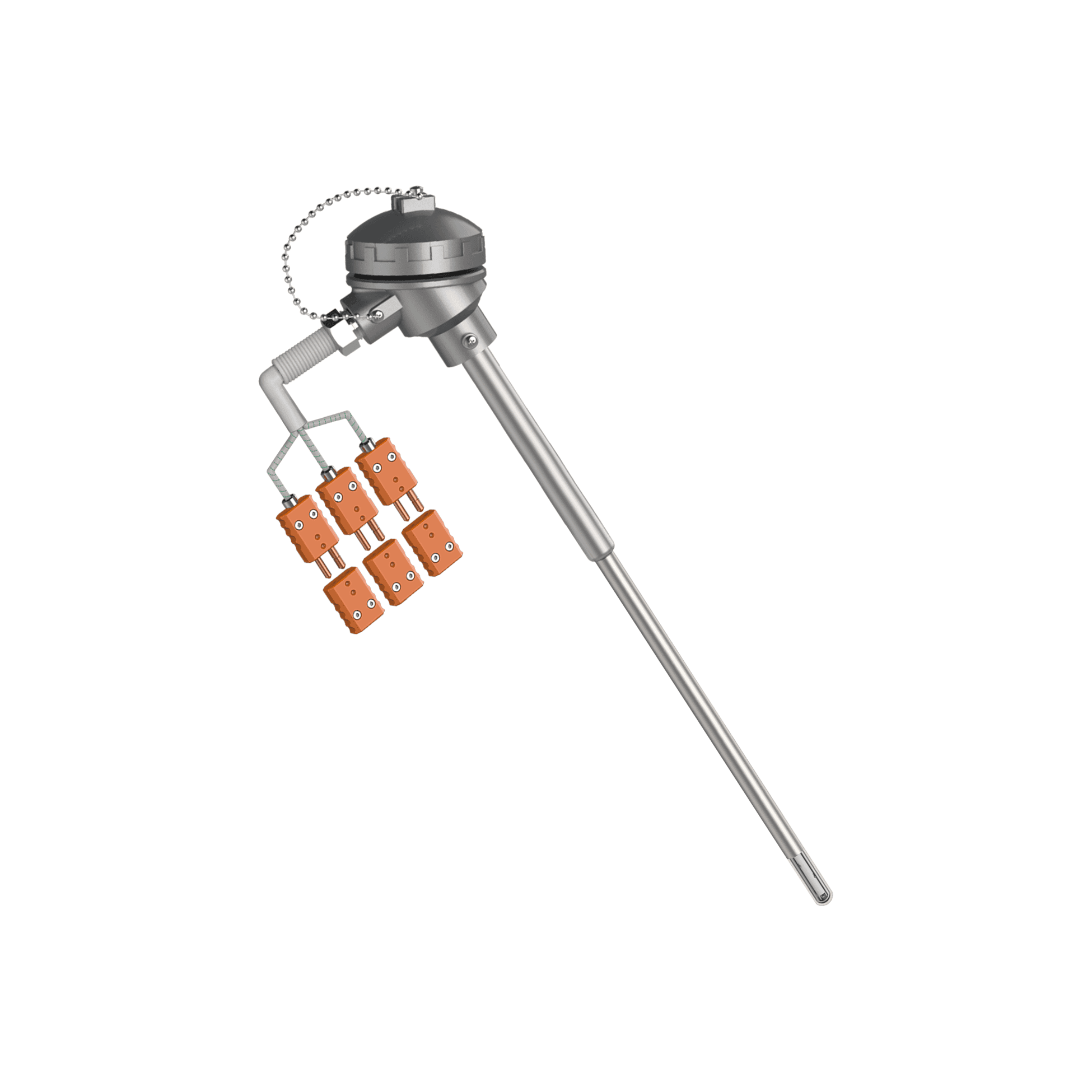 Thermocouple T-900 à trois niveaux avec long doigt en platine
