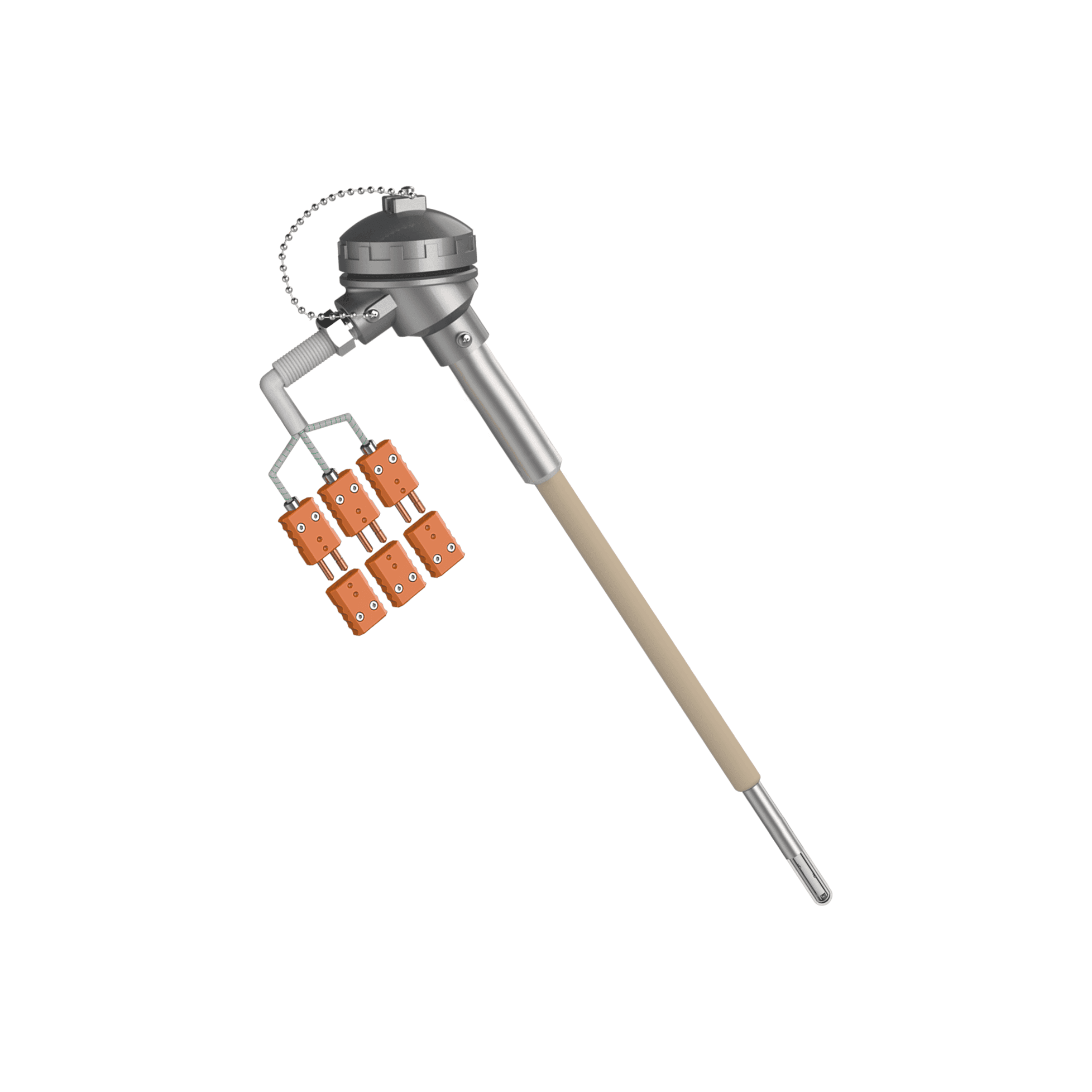 Thermocouple T-901 Pt-Rh à trois niveaux avec petit doigt en platine
