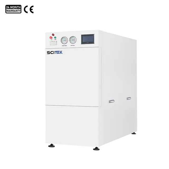 Autoclave vapeur horizontal à double enveloppe, série ST-HI (150 → 400 L)