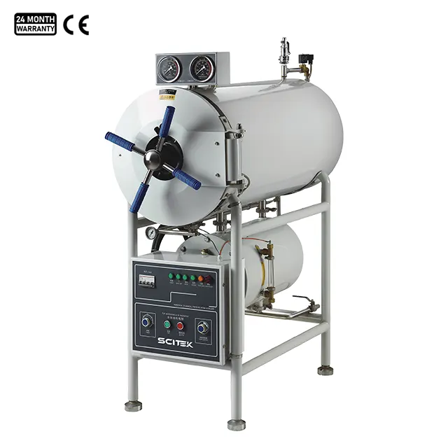 Stérilisateur vapeur horizontal avec séchage, série ST-YDA (150 → 500 L)