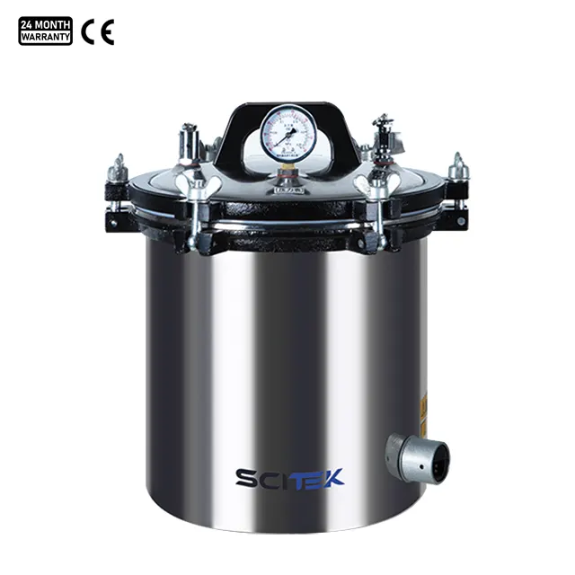 Autoclave portable à chauffage électrique/gaz 18/24 L (ST-P18B / ST-P24B)