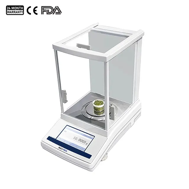 Balance analytique 0,0001 g — écran tactile
