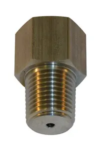 مهايئات BSP/NPT من G ⅛" إلى G ½"، نحاس أو فولاذ 316L
