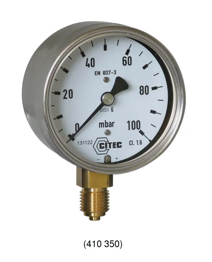 Series 2010 — capsule low pressure gauges, stainless case