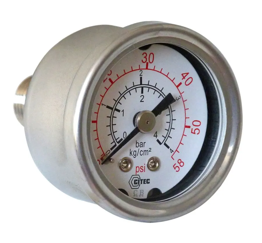 Série 6100 Manomètres de régulation, boîtier inox