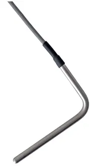 Série CT 2500C Sondes de température Pt 100 coudées, sortie fils
