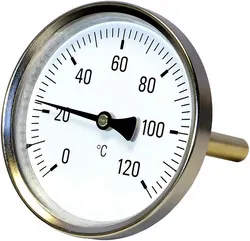 Série 4100 Thermomètres bimétalliques, sonde laiton