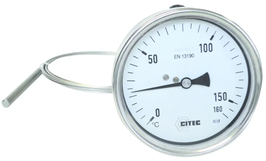 Série 4320 Thermomètres à dilatation de gaz à capillaire, tout inox
