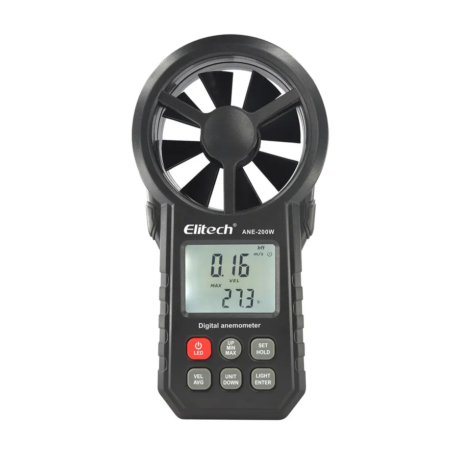 Elitech ANE-200W – مقياس سرعة رياح Bluetooth مع الحرارة