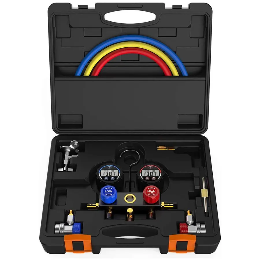 Elitech DMG-1 – Manifold numérique avec adaptateur R410A