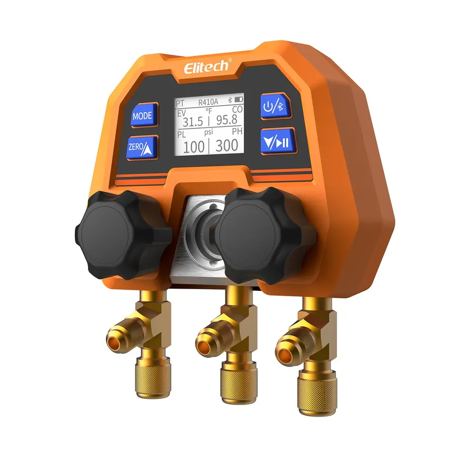 Elitech DMG-4B – Manifold numérique HVAC avec application