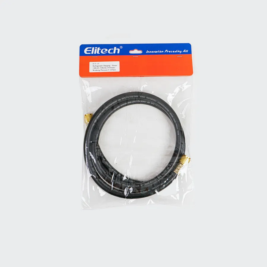 Elitech H-V15 – خرطوم تفريغ للتكييف 3/8" × 3/8"، 5 أقدام