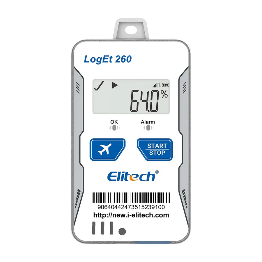Elitech LogEt 260 TH – Enregistreur 4G GPS temps réel de température et d'humidité