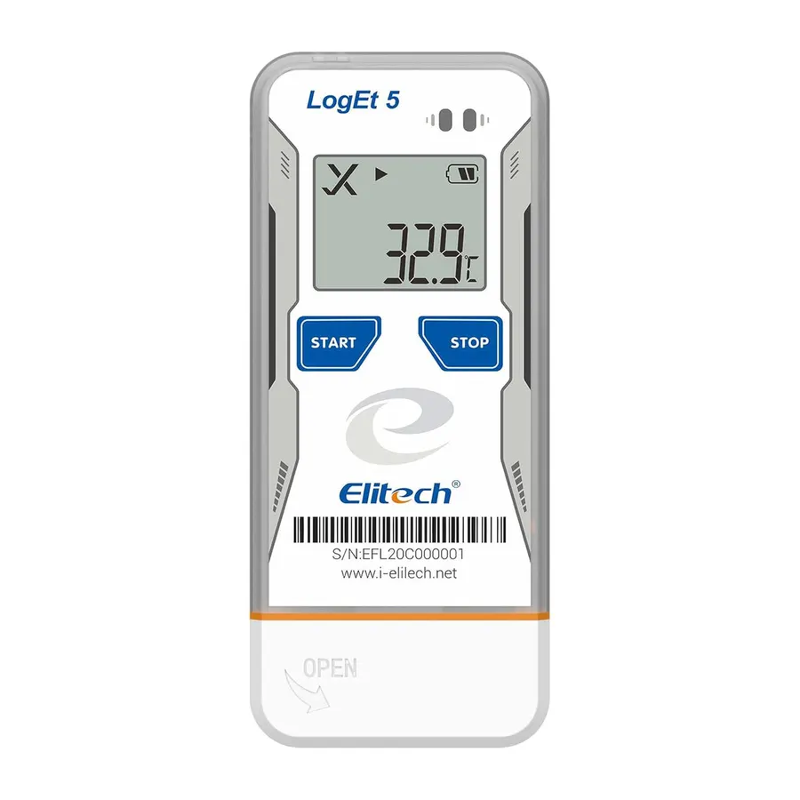 Elitech LogEt 5 THE – Enregistreur USB de température et d'humidité à sonde externe