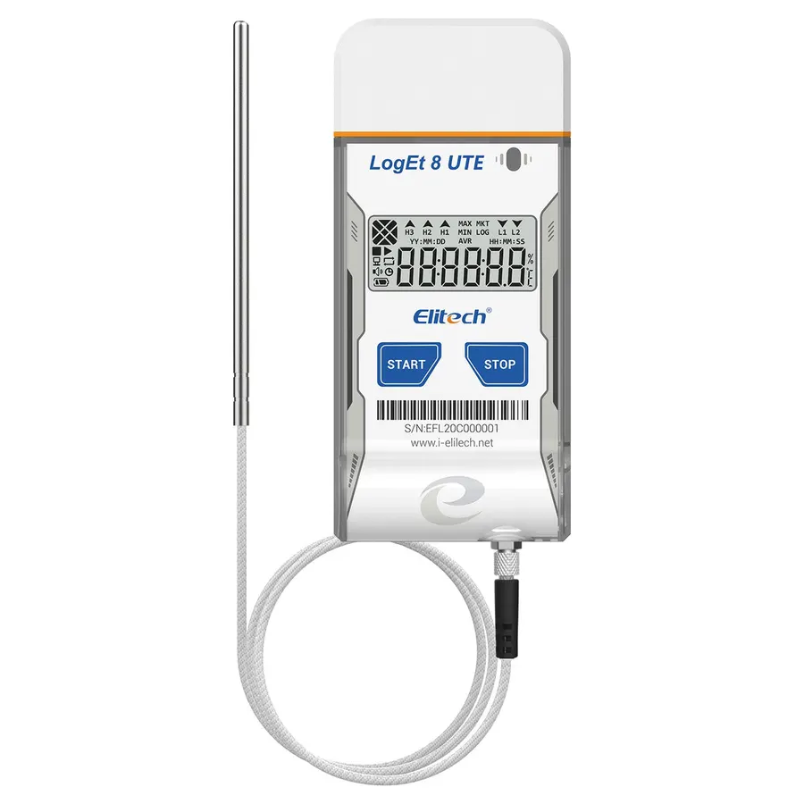 Elitech LogEt 8 UTE – Enregistreur USB ultra-basse température (-196 °C)