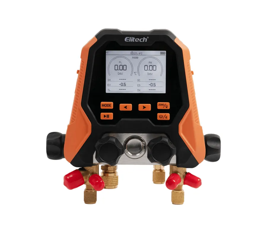 Elitech MS-870 – Manifold numérique 4 en 1 pour HVAC/R