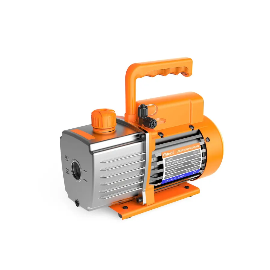 Elitech NVP-3 – Pompe à vide mono-étagée 3 CFM