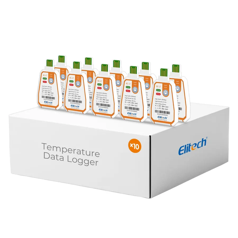 Elitech RC-17 – Enregistreur USB PDF à usage unique, 120 jours
