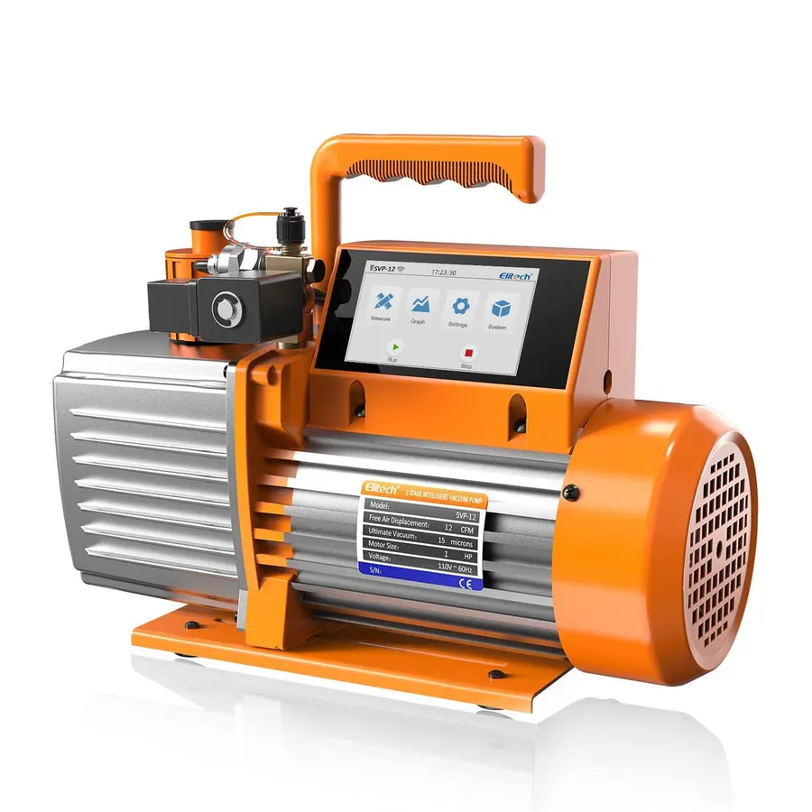 Elitech SVP-12 – Pompe à vide intelligente 12 CFM bi-étagée
