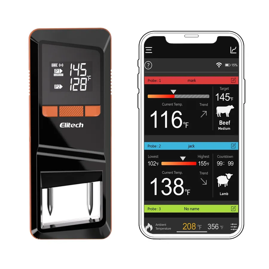 Elitech WMT-20 – Wireless dual-probe meat thermometer