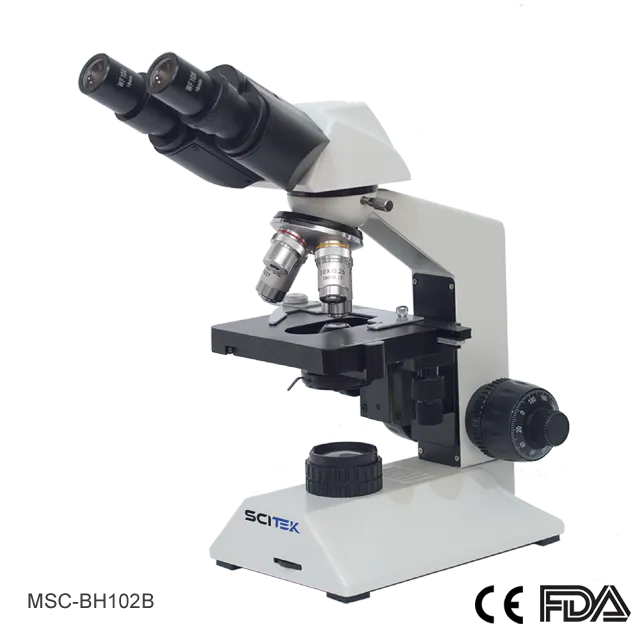 مجهر بيولوجي سلسلة 102B، رأس ثنائي العينية (MSC-BH102B / MSC-BS102B)