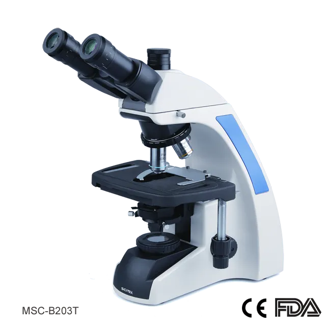 مجهر بيولوجي MSC-B203T (رأس ثلاثي العينية Siedentopf)