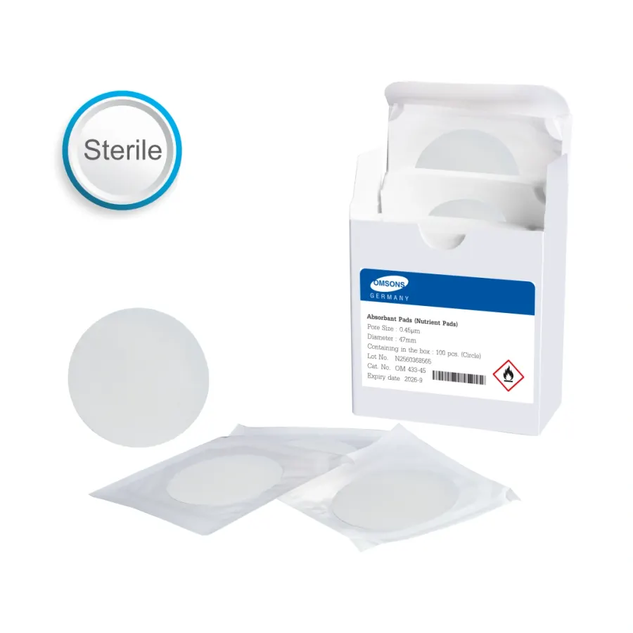 Absorbent Pads (Nutrient Pads) Sterile