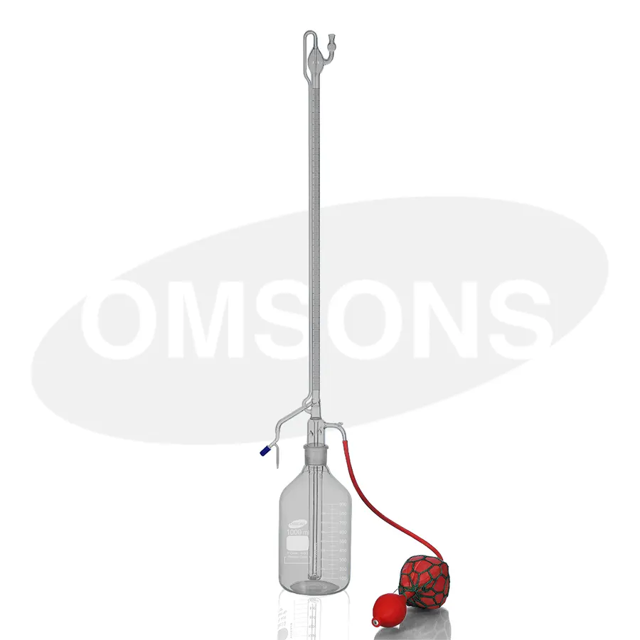 سحّاحة أوتوماتيكية بمفتاح Rotaflow وصمام إبري PTFE، الفئة A، شهادة NABL