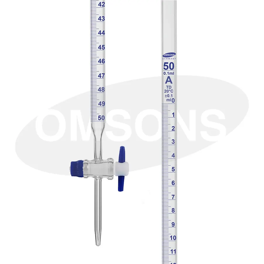 سحّاحة بتجويف مستقيم ومفتاح PTFE، الفئة A