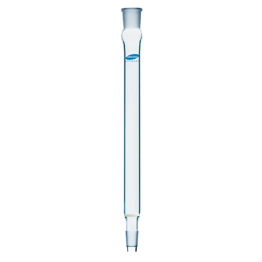 Colonne de chromatographie à douille, cône et disque fritté