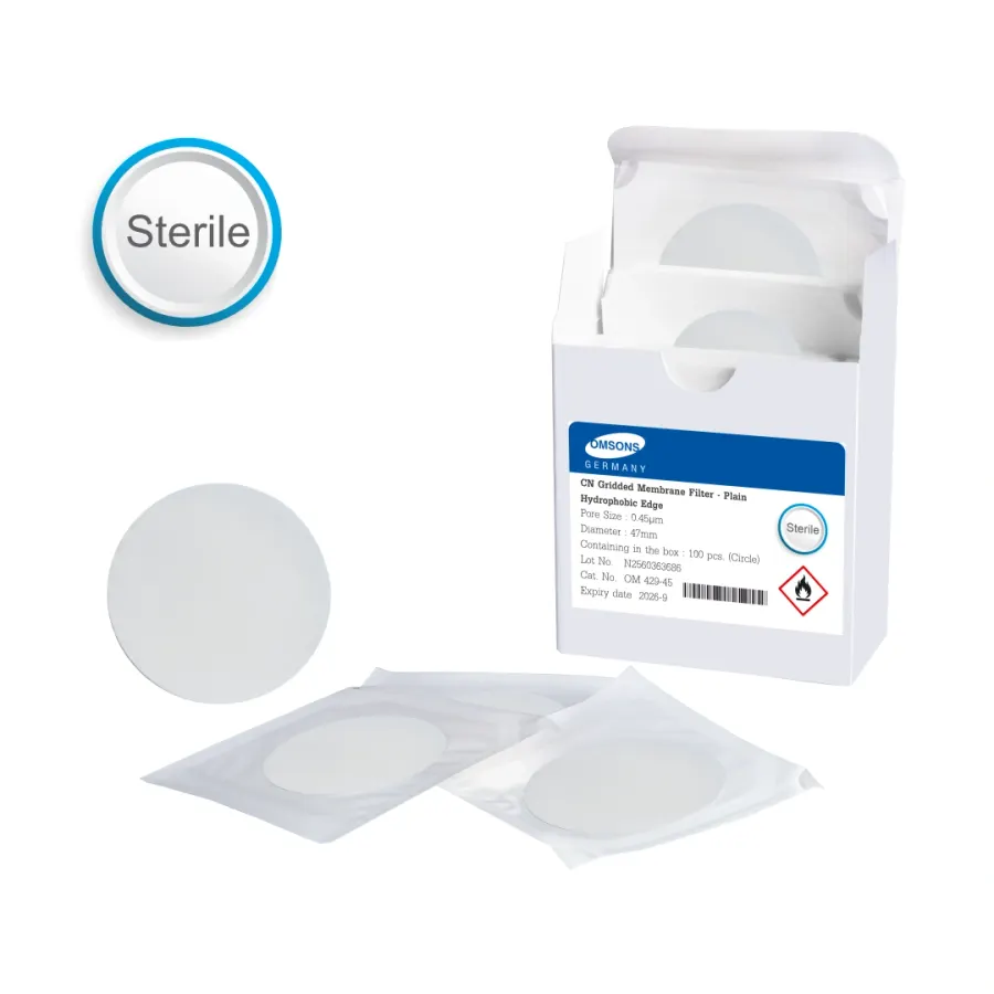 CN Membrane Disc Filter Plain Hydrophobic Edge Sterile