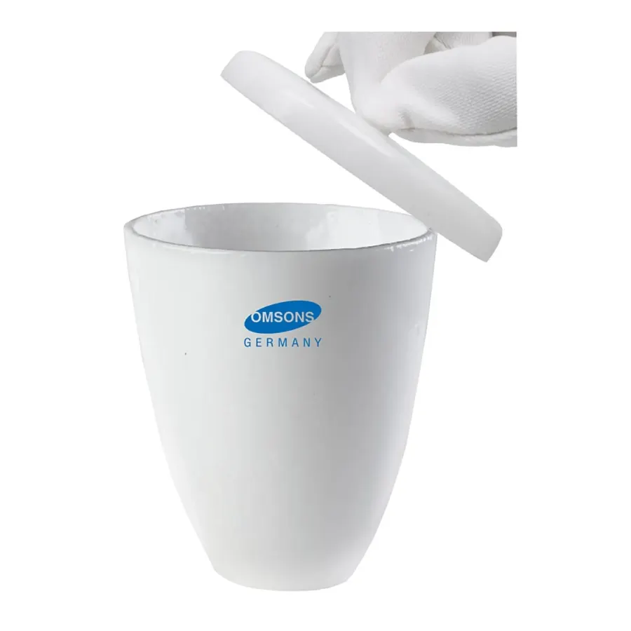 Creuset en silice, avec couvercle