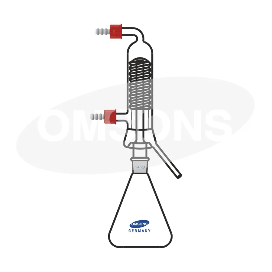 Distilling Apparatus with Friedrichs Condenser Interchangeable Joints