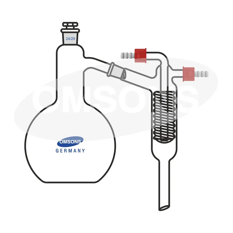 Appareil de distillation avec réfrigérant Friedrichs