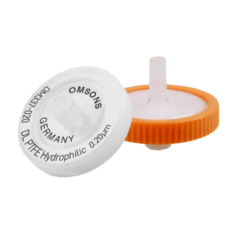 Filtres seringue bicouche PTFE hydrophiles non stériles