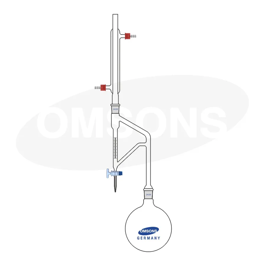 Essential Oil Determination Apparatus Clevenger Liebig Condenser