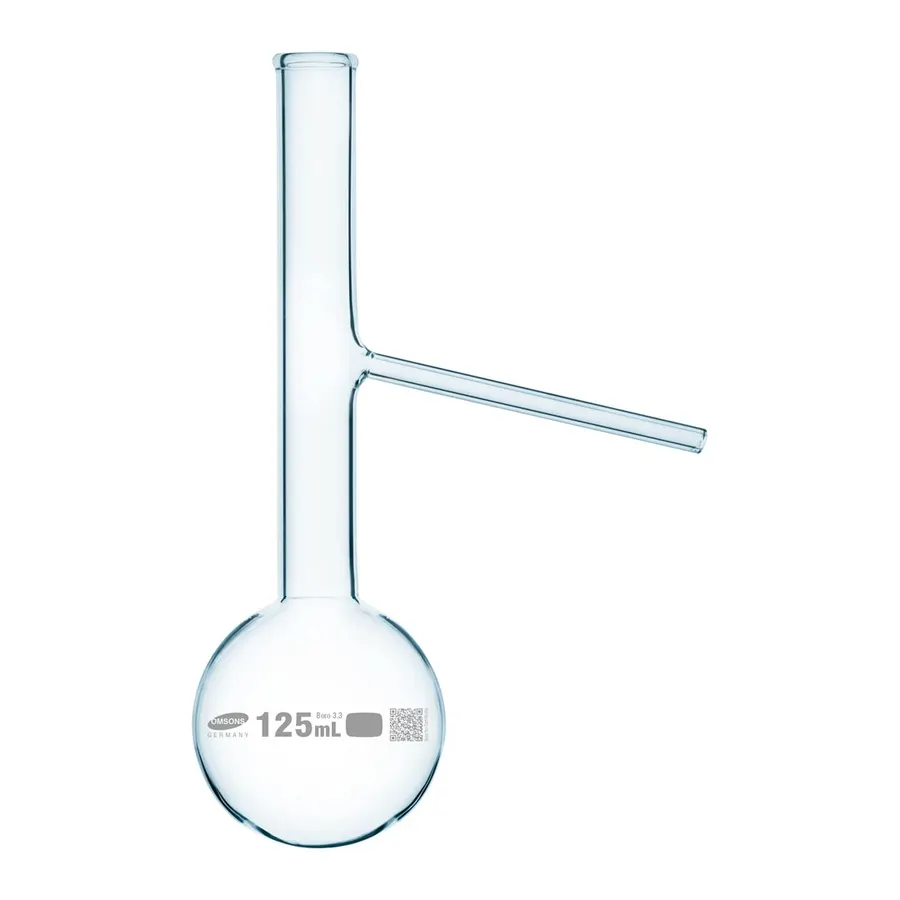 Ballon à distiller avec tubulure latérale