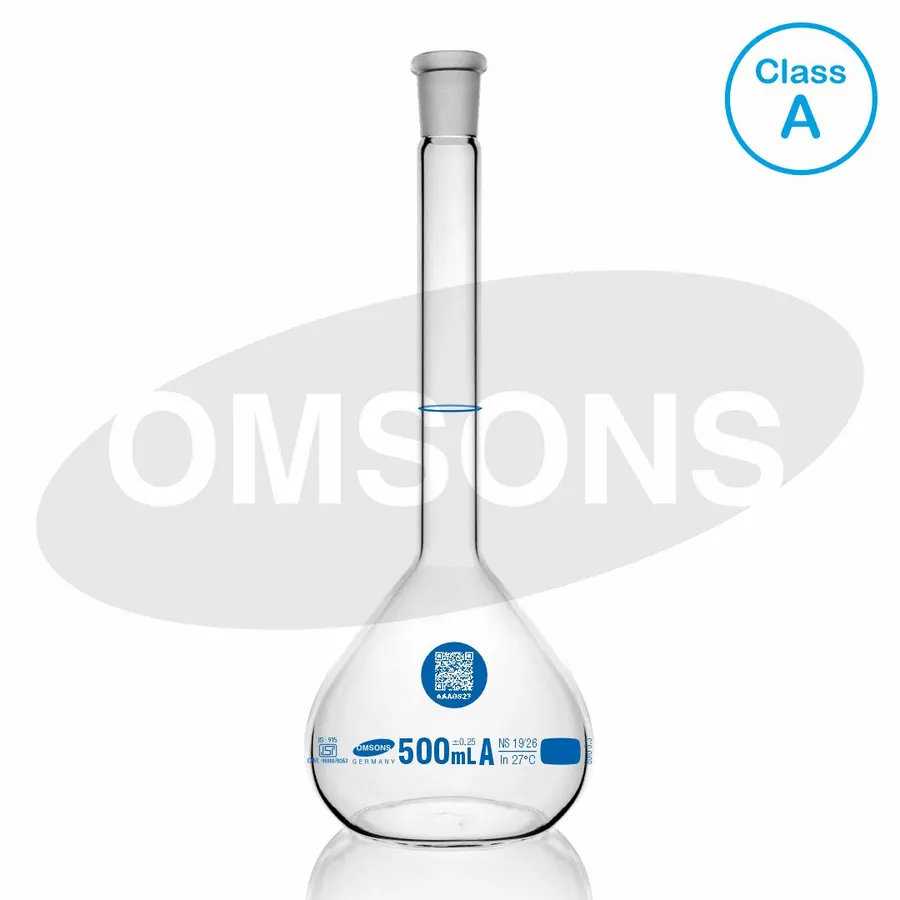 ISI Mark Volumetric Flasks Class A