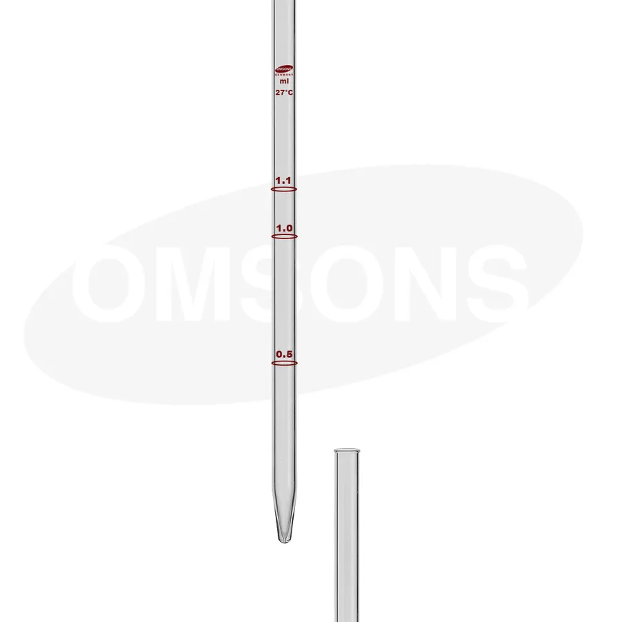 Pipette bactériologique pour le lait