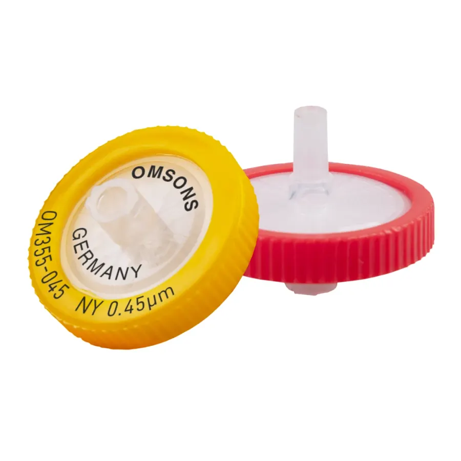 Nylon Syringe Filters Non Sterile with Micro-glass Fiber Pre-filter