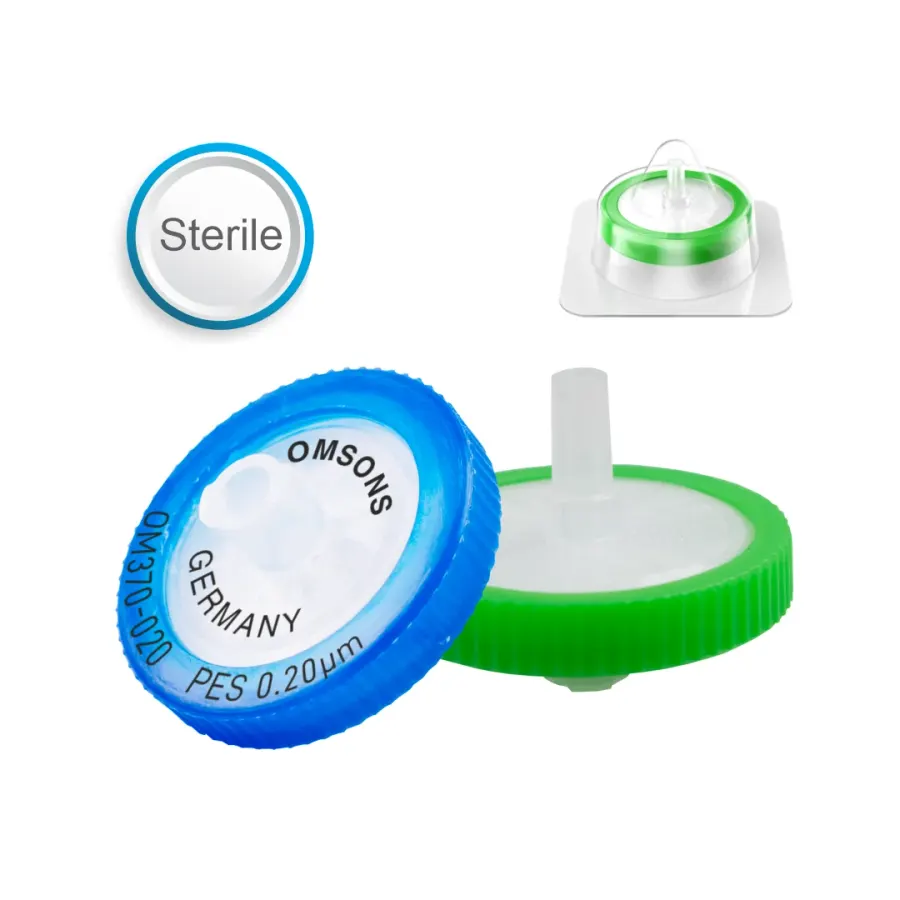PES Syringe Filters Sterile with Micro-glass Fiber Pre-filter