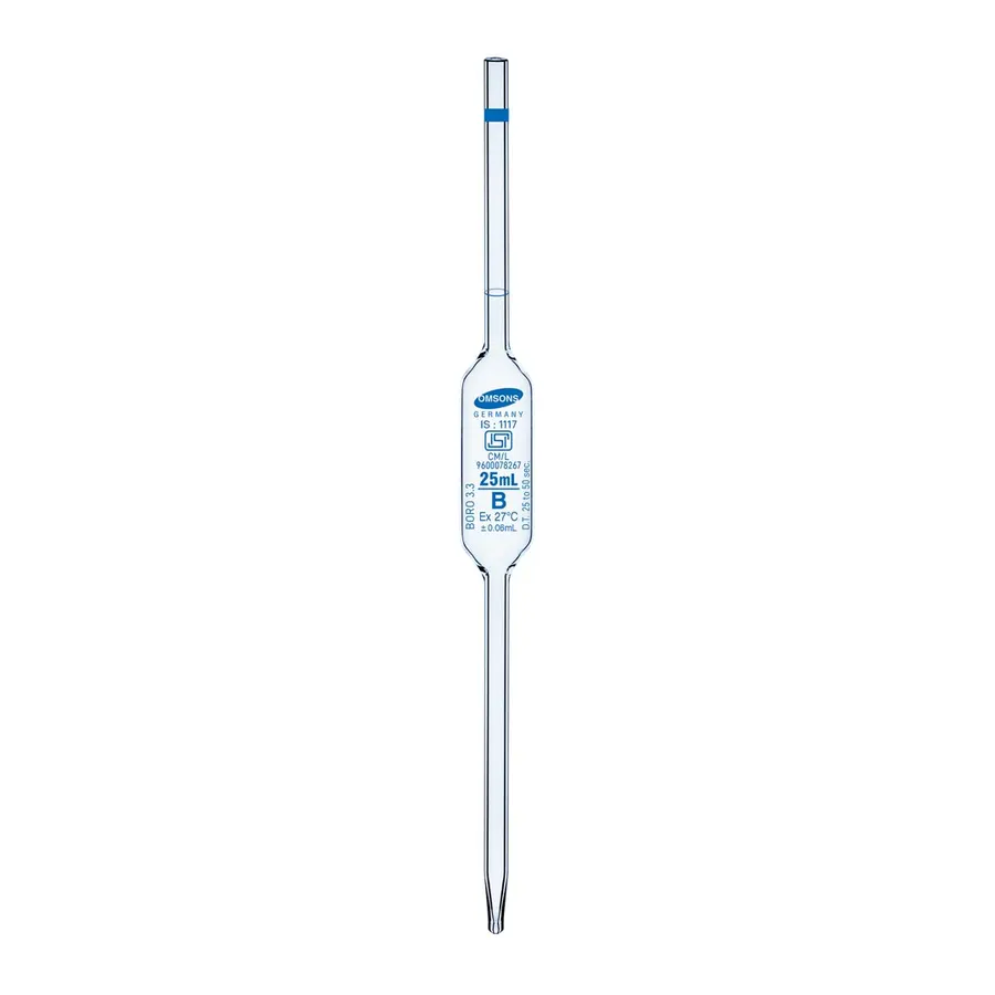 Pipette Volumetric One Mark Class B