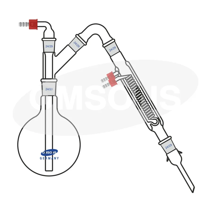 Steam Distillation Assembly Adapters Two Necks